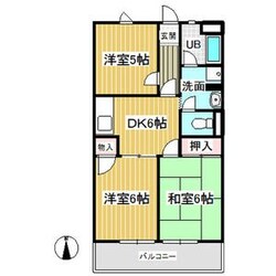 北町ハイツIIの物件間取画像